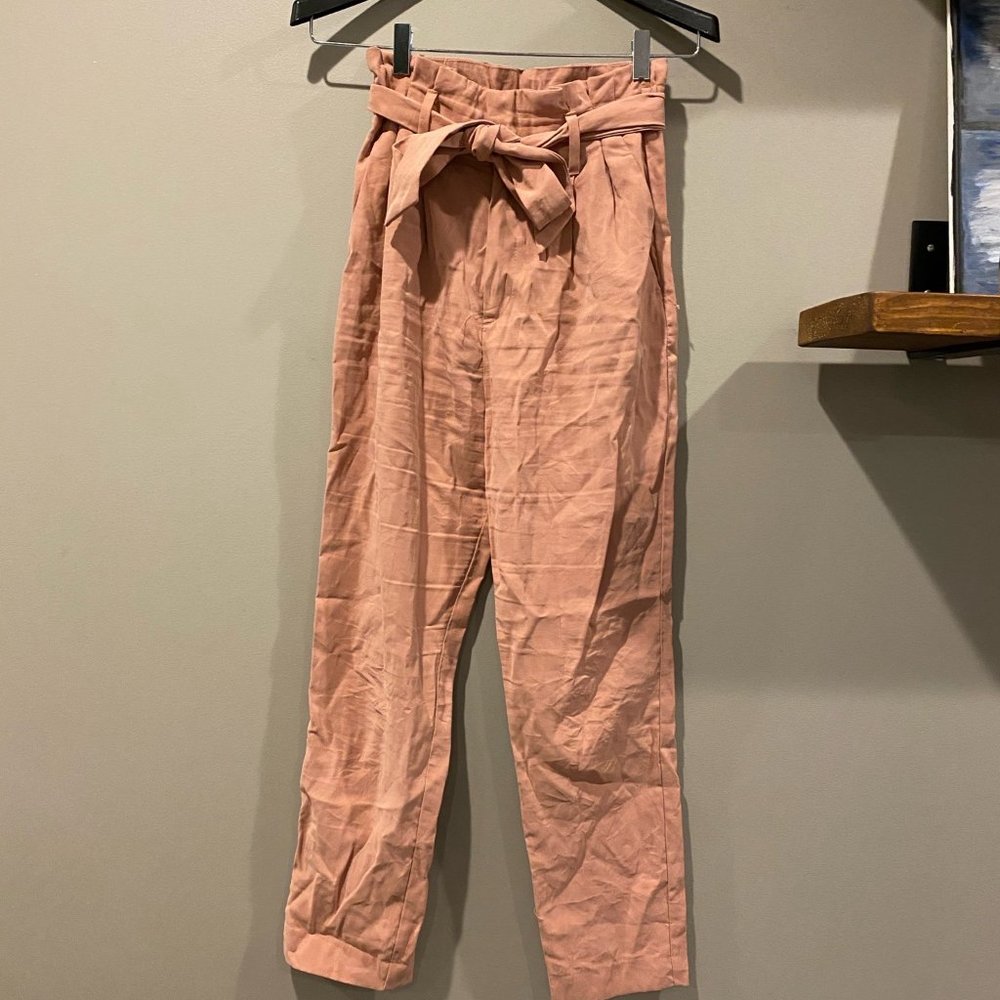 Paper bag pants from H&M